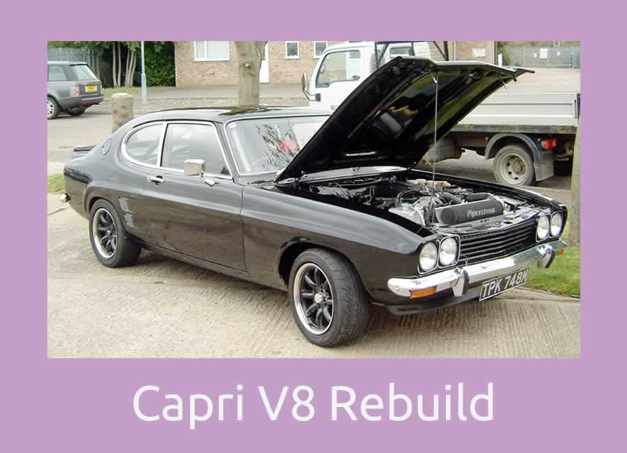 QPrep re-build a Ford Capri V8