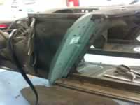 QPrep put a new chassis in an Austin Healey