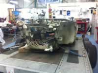 QPrep put a new chassis in an Austin Healey