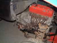 Custom engine for a Mazda MX5