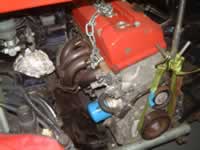 Custom engine for a Mazda MX5