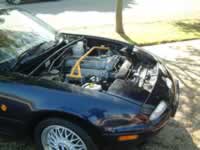 Custom engine for a Mazda MX5